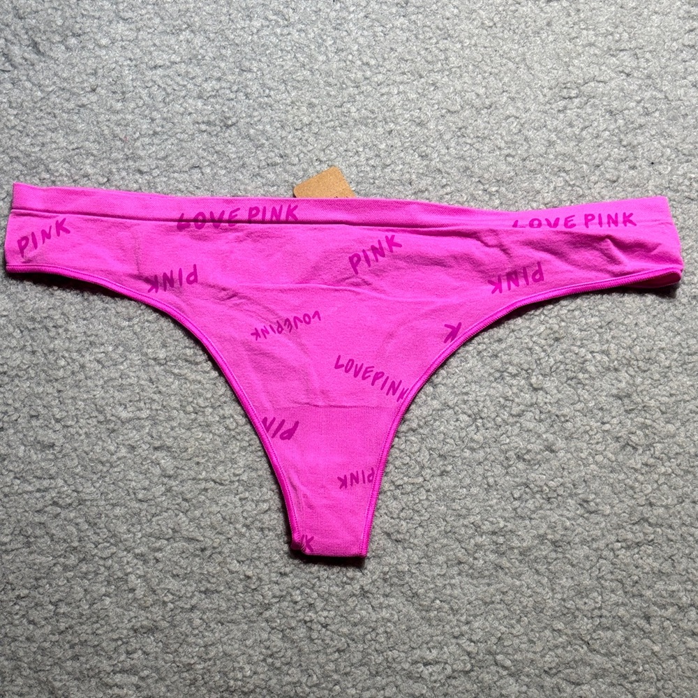 PINK VS Seamless Thong Large
